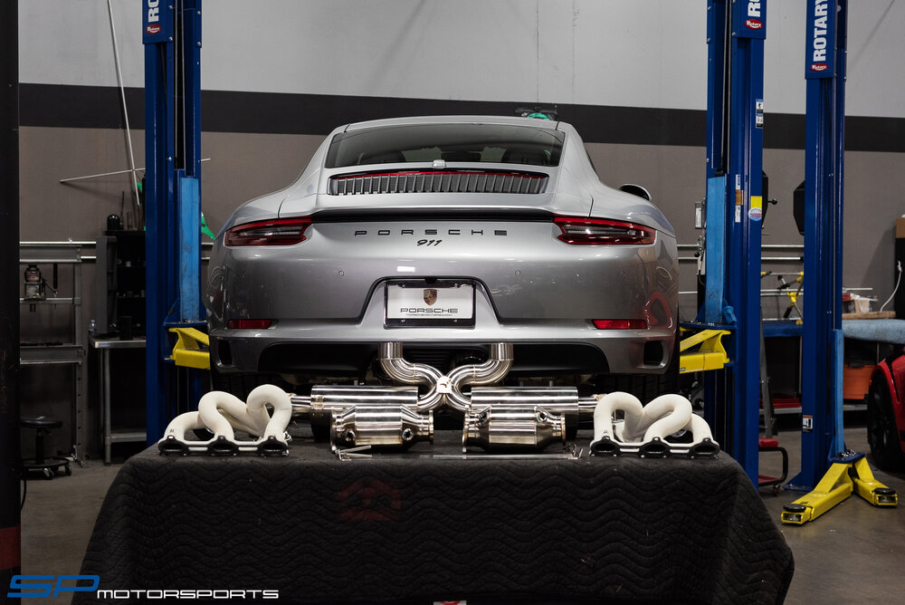Full Exhaust Systems – For those looking for a more comprehensive exhaust package, we offer a full line of different exhaust systems. From exhaust manifolds, sport or race catalyst & sport or race mufflers.We offer specialty coatings for all exhaust systems. Typically reserved for top level racing, we utilize these coating to further enhance exhaust efficiency, unlocking additional horsepower. full exhaust system