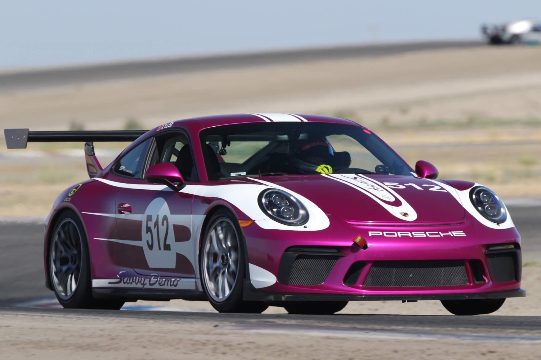 #512 GT3 coming in hot at buttonwillow raceway